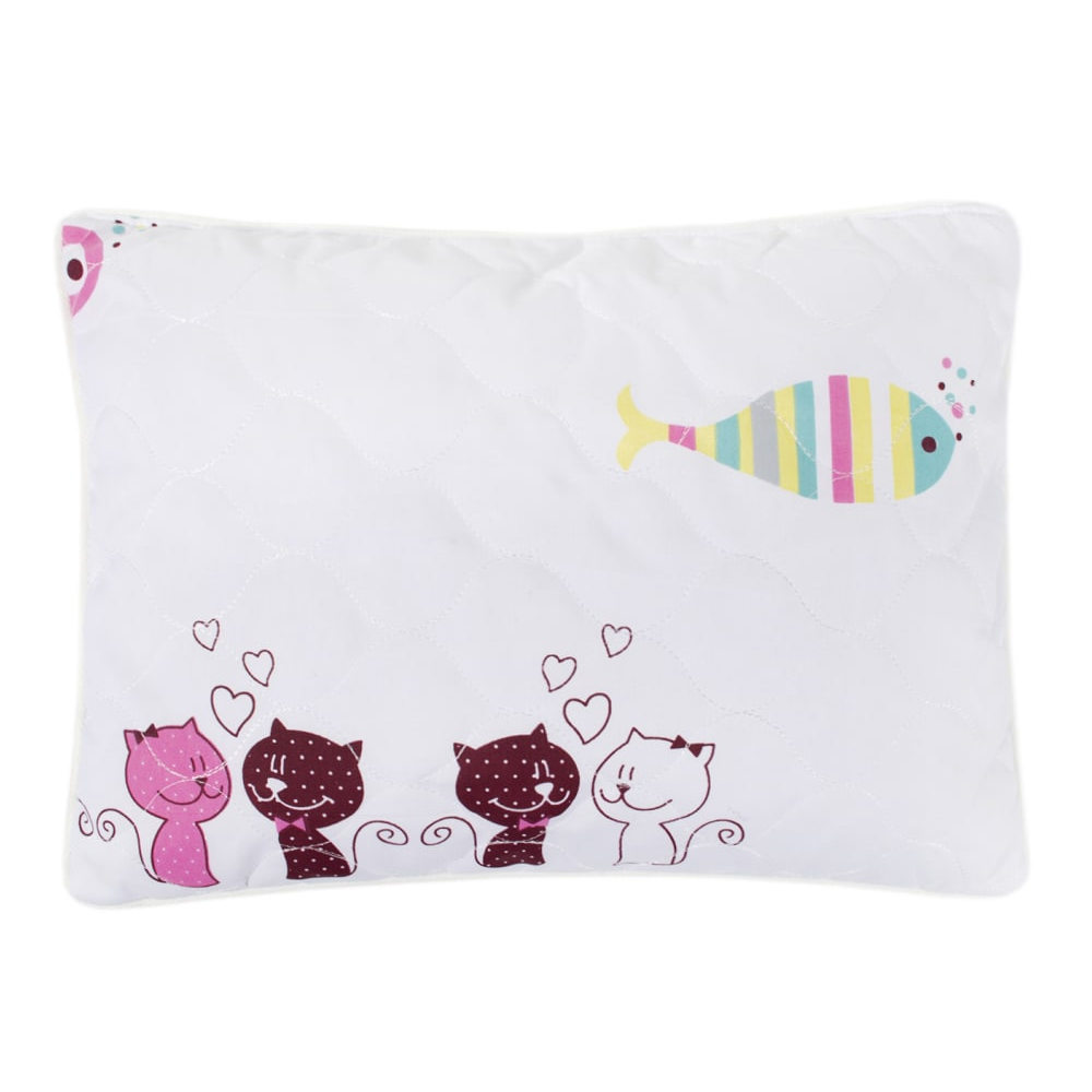 Детская подушка Iris Home Kitty, 45х35 см, разноцветная (svt-2000022284288) - фото 3