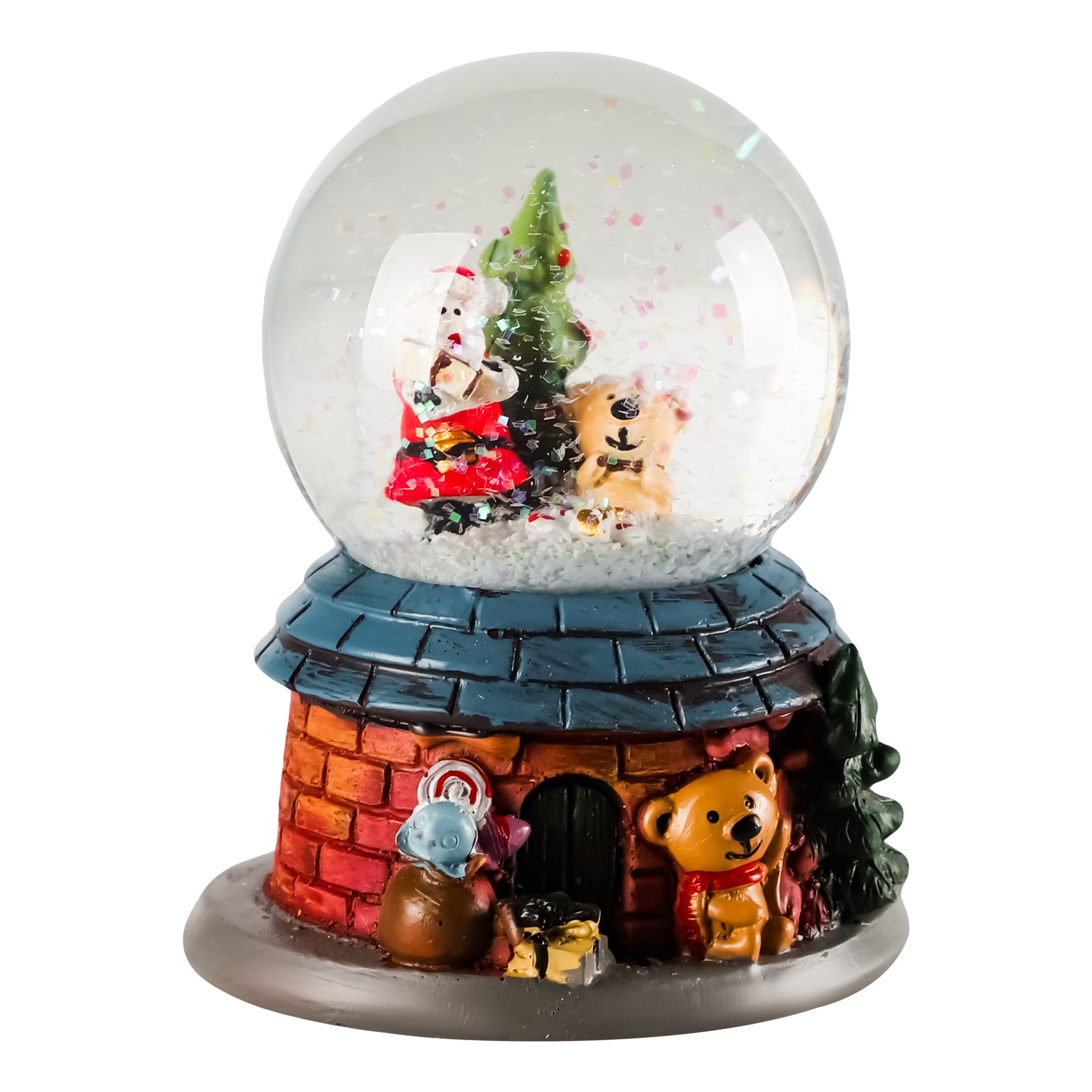 Новогоднее украшение Offtop Снежный шар в ассортименте (855101) - фото 1