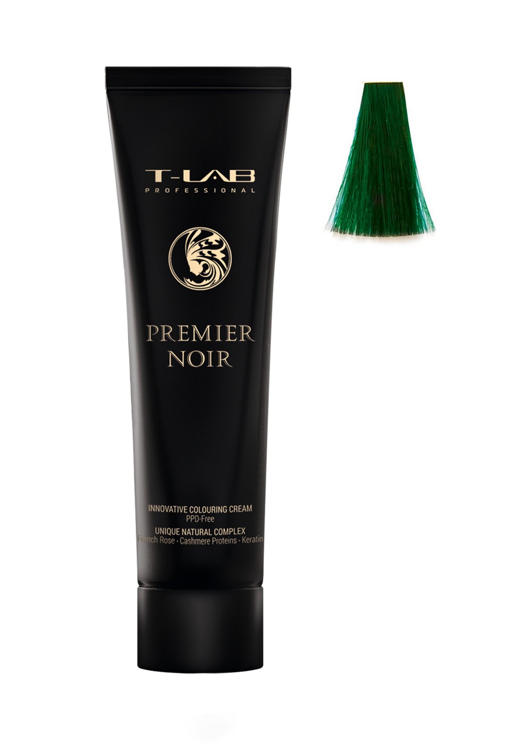 Крем-фарба T-LAB Professional Premier Noir colouring cream, Green - фото 2