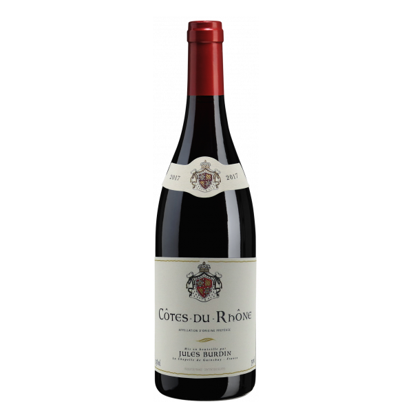 Вино Jules Burdin Cotes Du Rhone AOP, красное, сухое, 12%, 0,75 л - фото 1
