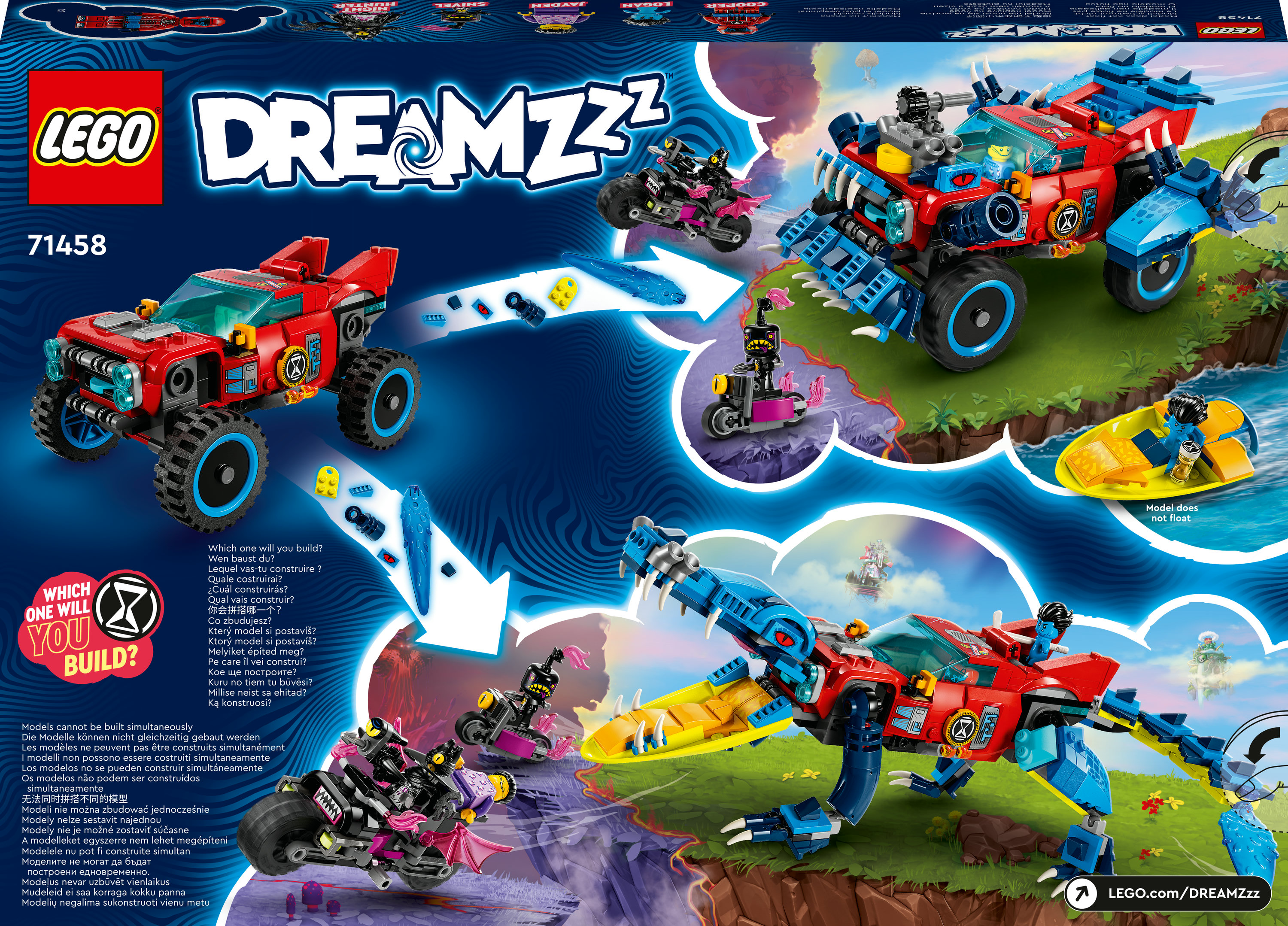 Конструктор LEGO DREAMZzz Автомобіль «Крокодил» 494 деталей (71458) - фото 9