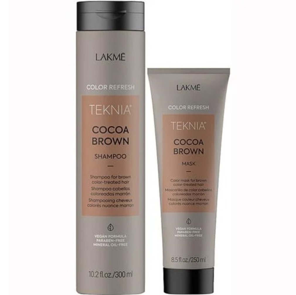 Набір для волосся Lakme Teknia Color Refresh Cocoa Brown (шампунь 300 мл + маска 250 мл) - фото 1