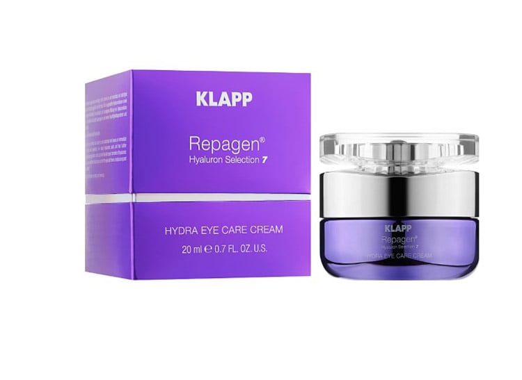 Крем для повік Klapp Repagen Hyaluron Selection 7 Hydra Eye Care Cream, 20 мл - фото 2
