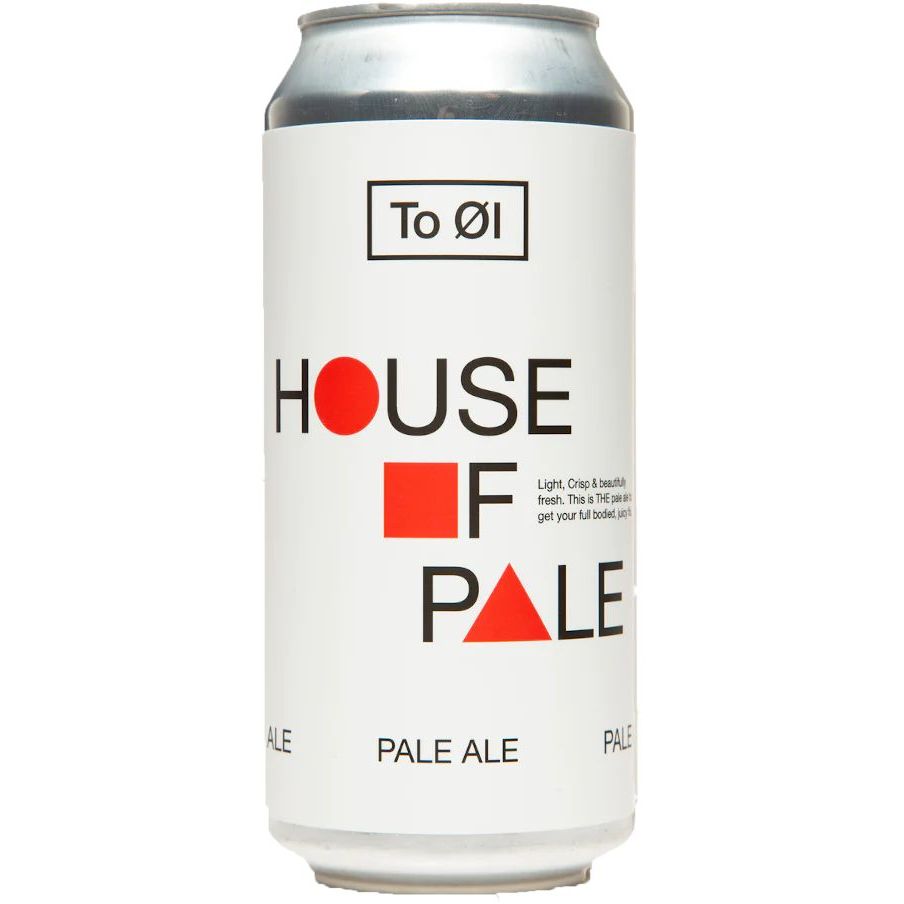 Пиво To ØI House of Pale светлое 4.7% 0.44 л ж/б - фото 1