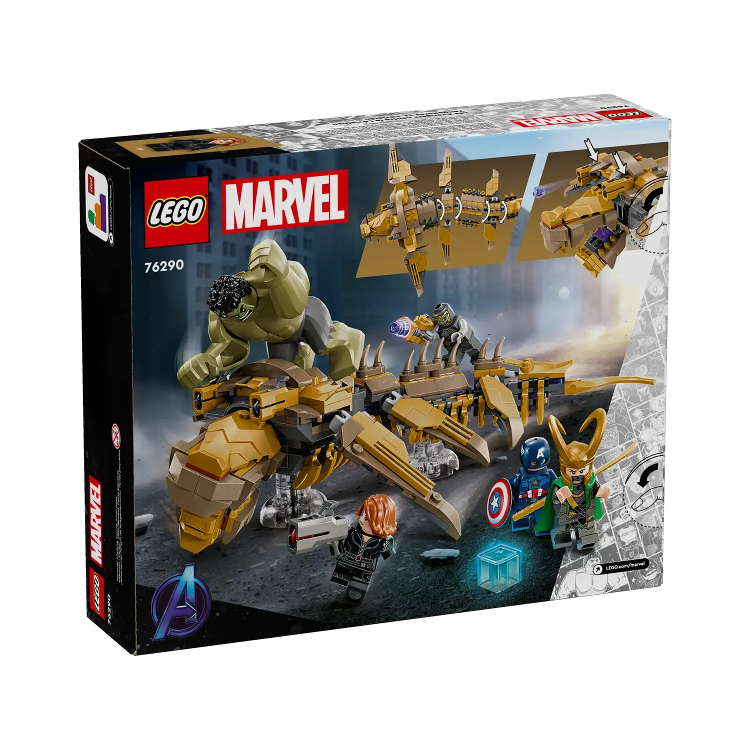 Конструктор LEGO Super Heroes Marvel Мстители против Левиафана 347 деталей (76290) - фото 8