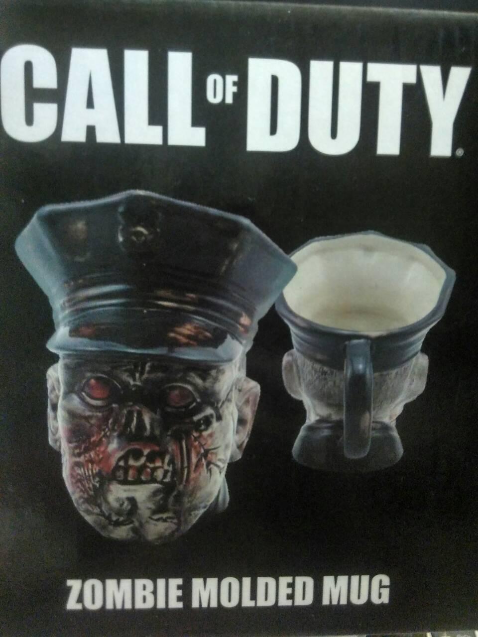 Кружка 3D керамическая Зомби Зов Долга Call of Duty Zombie Cop Molded Mug mug 3D CD - фото 3