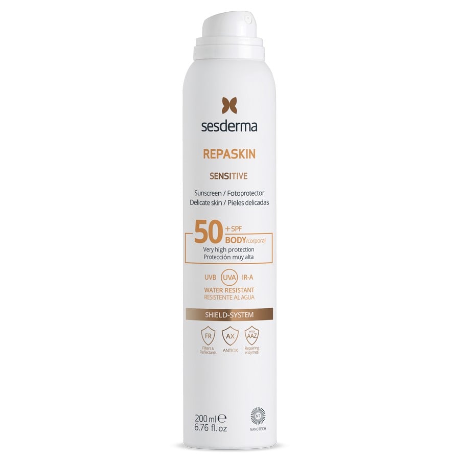 Солнцезащитный спрей для тела SesDerma Repaskin Sensitive Photoprotector Spray SPF50, 200 мл - фото 1