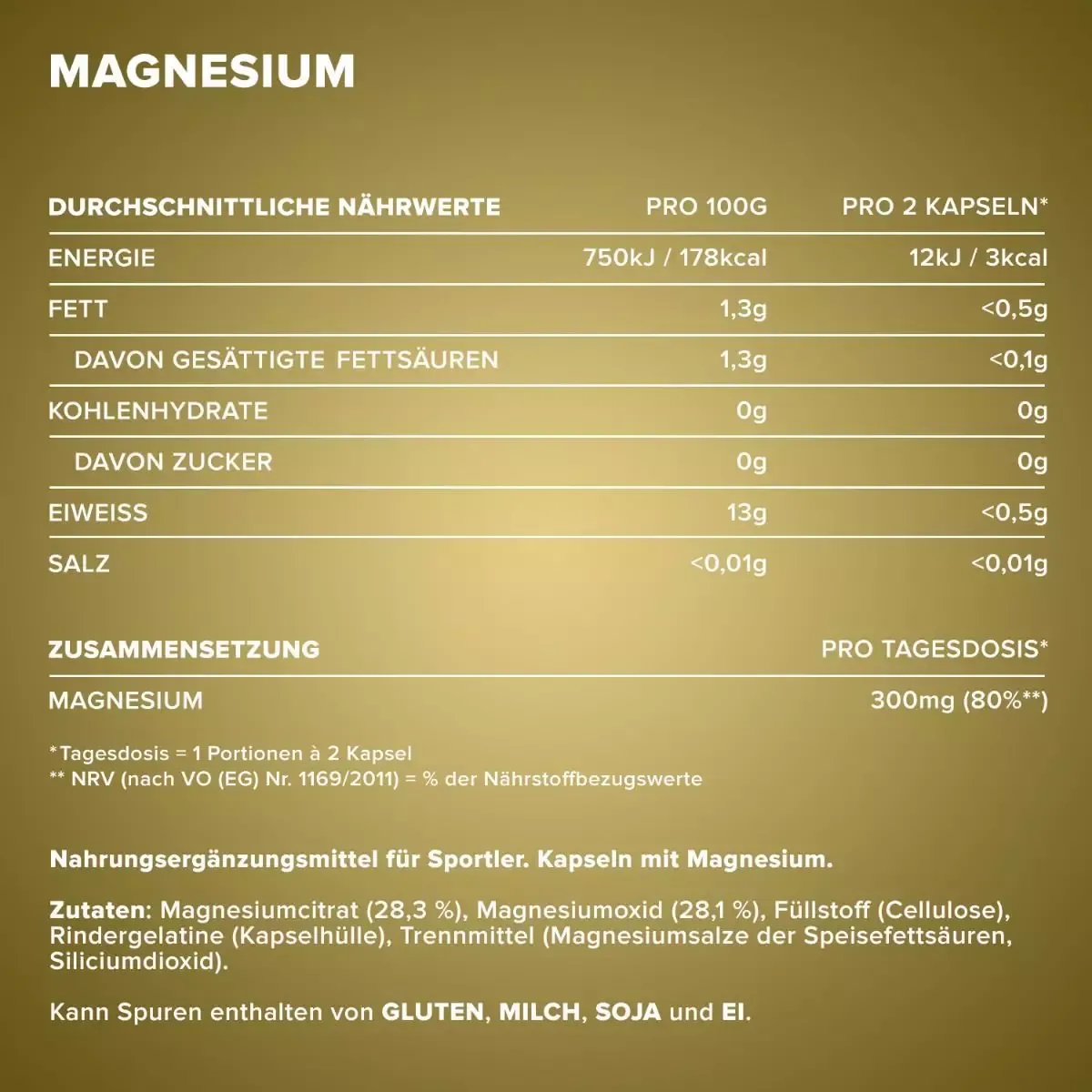 Магний IronMaxx Magnesium 130 капсул - фото 2