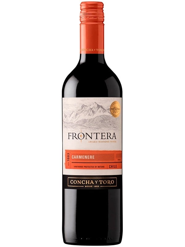 Вино Frontera Carmenere, полусухое, красное, 12%, 0,75 л - фото 1