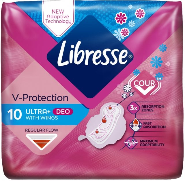 Гігієнічні прокладки Libresse Ultra Normal Soft Deo, 10 шт (5237) - фото 2