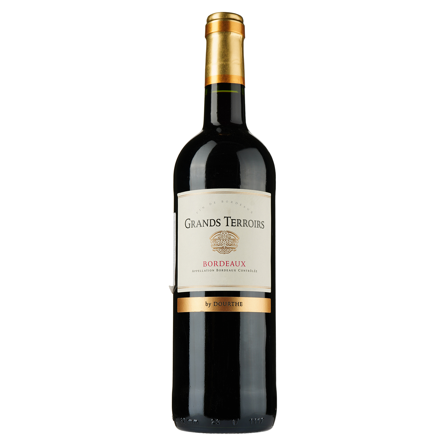 Вино Dourthe Grands Terroirs Bordeaux Rouge, червоне, сухе, 0,75 л - фото 1