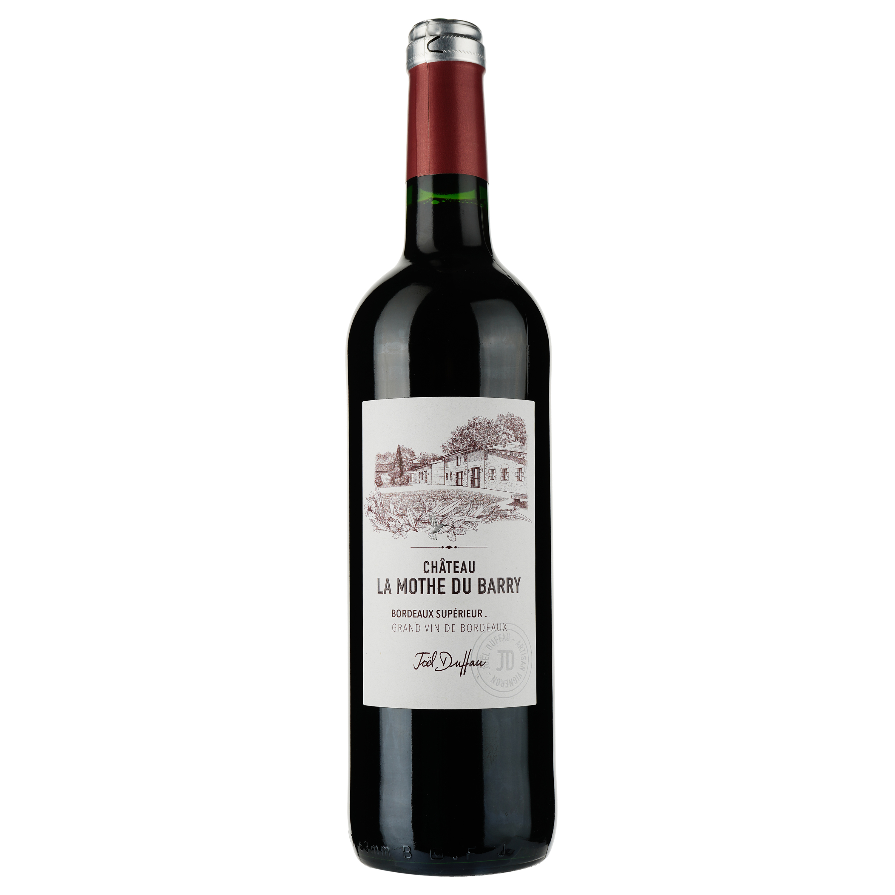 Вино Chateau La Mothe du Barry AOP Bordeaux Superieur 2021 червоне сухе 0.75 л - фото 1