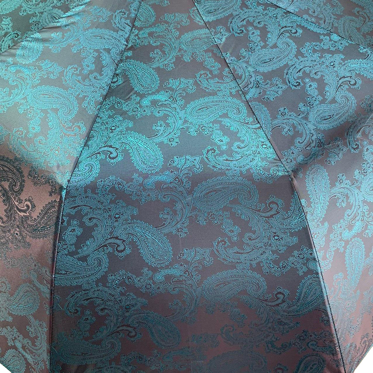 Жіноча складана парасолька напівавтомат Bellissima 102 см бірюзова - фото 3