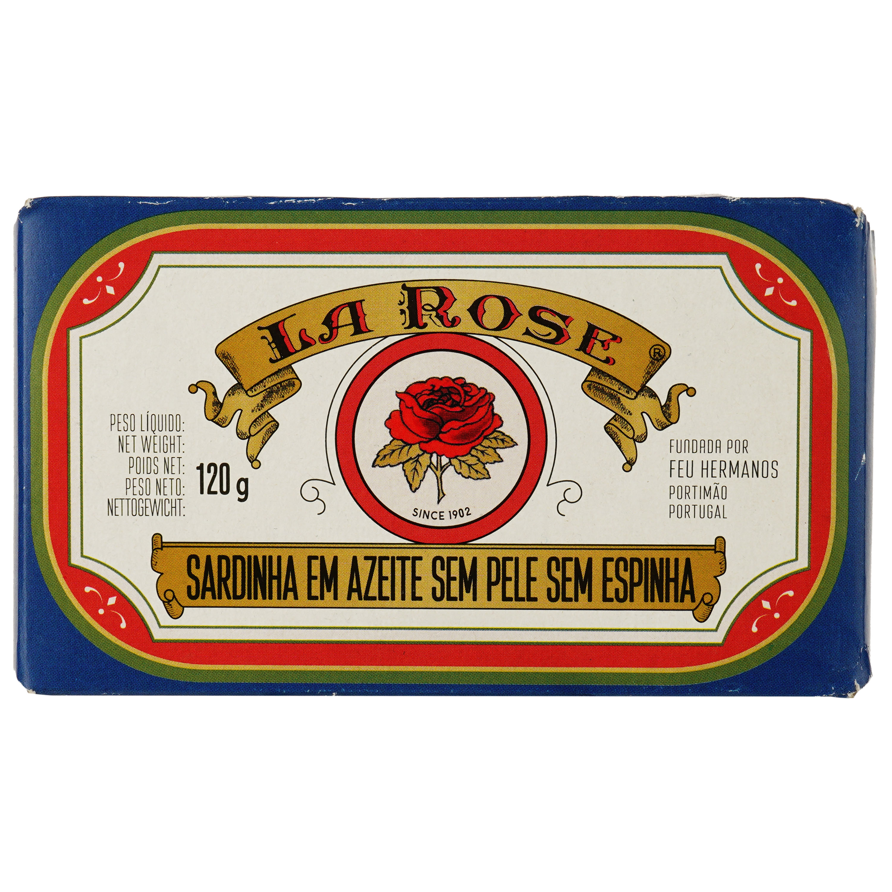 Сардины La Rose в оливковом маслом без косточек и кожи 120 г (921063) - фото 1