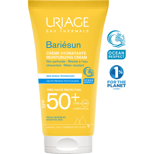 Сонцезахисний зволожуючий крем Uriage Bariesun SPF50+, без ароматизаторів, 50 мл - фото 2