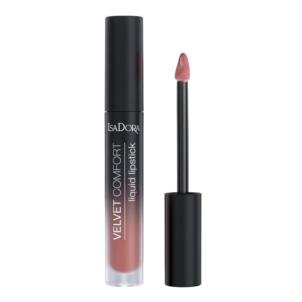 Рідка помада для губ IsaDora Velvet Comfort Liquid Lipstick, відтінок 52 (Coral Rose), 4 мл (581796) - фото 1