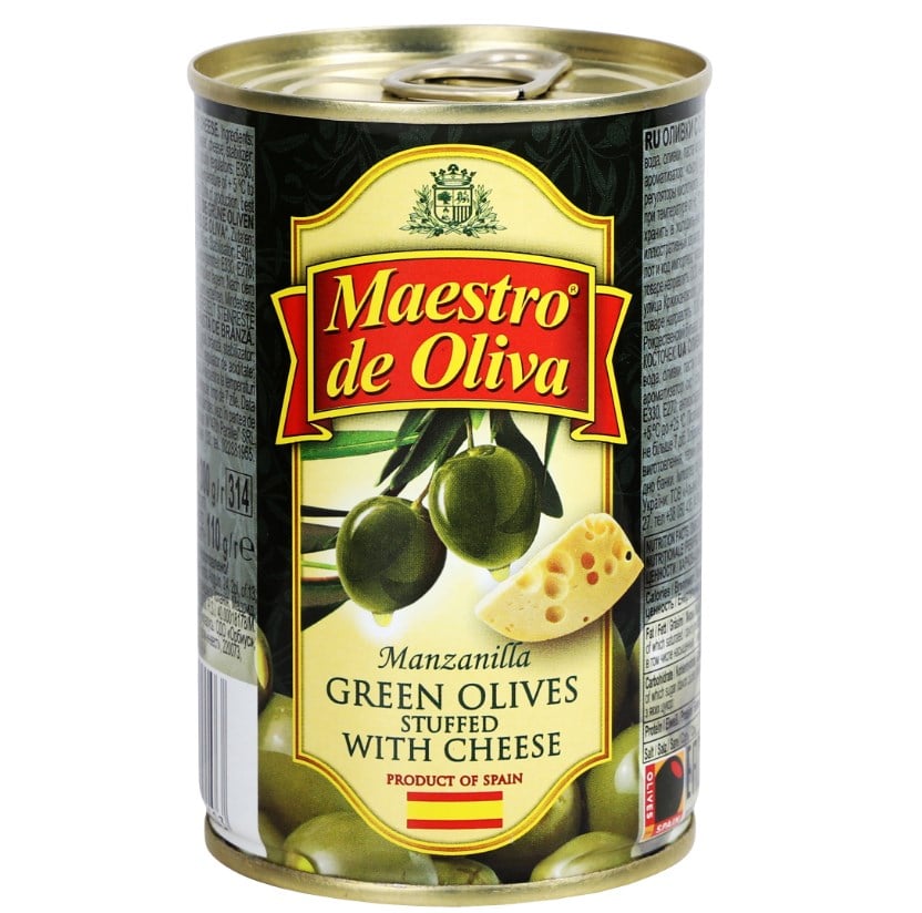 Оливки Maestro De Oliva с сыром 300 г (36307) - фото 5