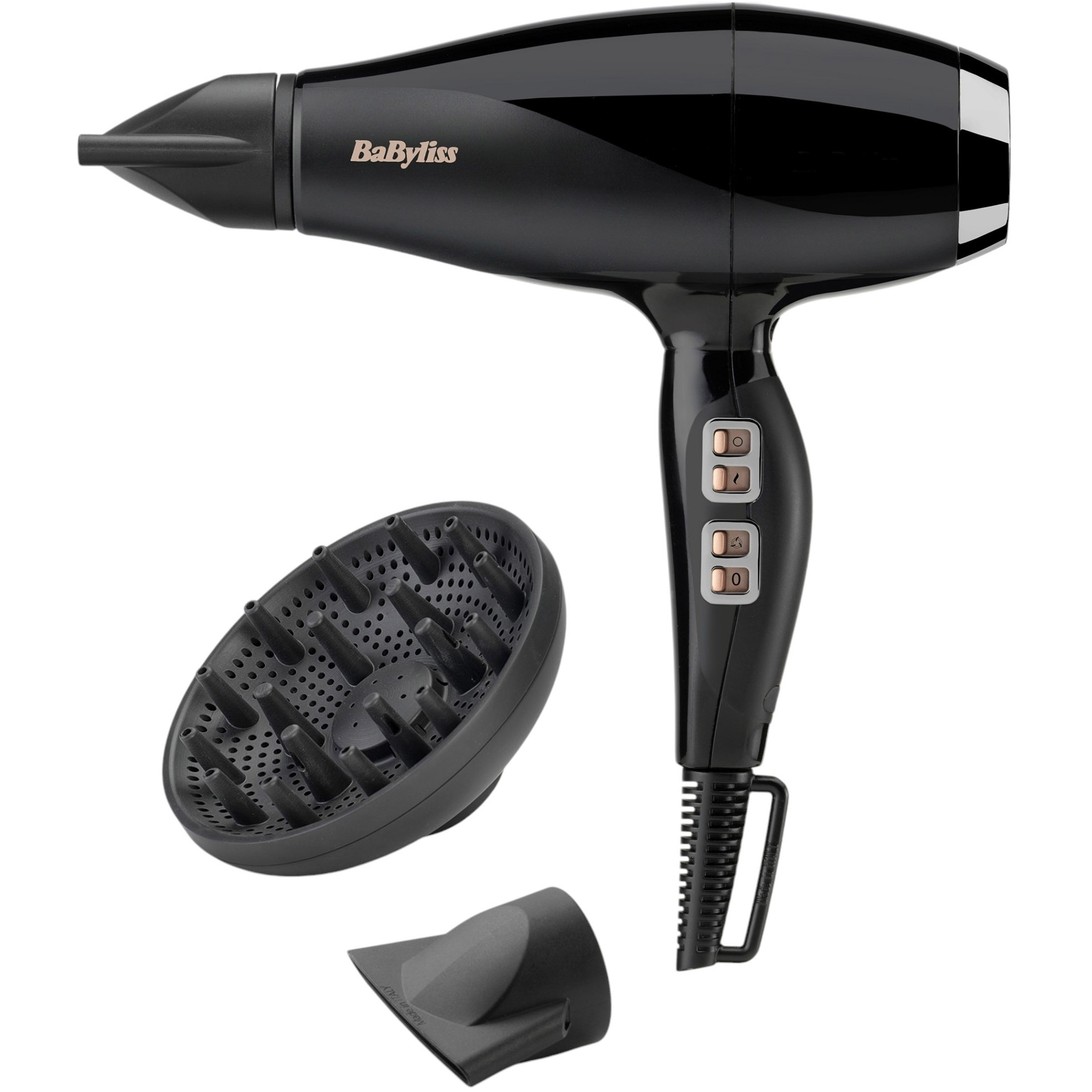 Фен BaByliss Air Power Pro 2300 чорний (6716DE) - фото 1