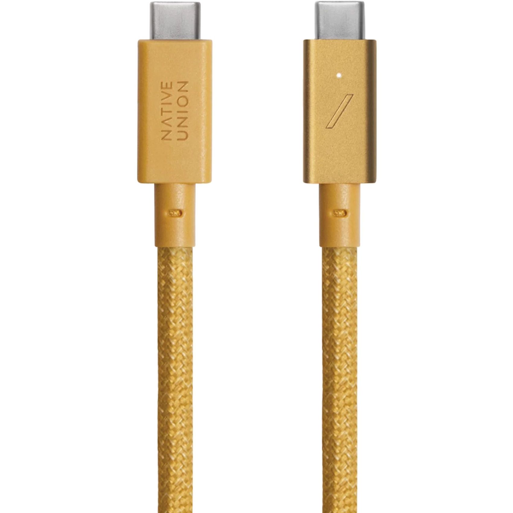 Кабель USB-C to USB-C Native Union Belt Cable Pro 240W Kraft 2.4 м - фото 2