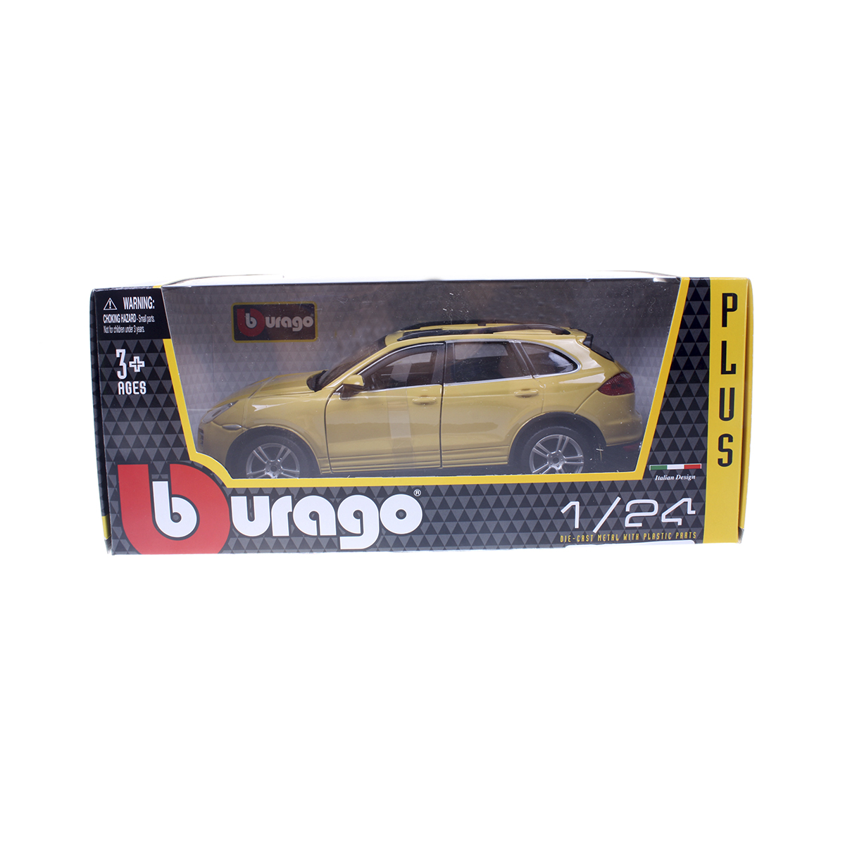 Автомодель Bburago Porsche Cayenne Turbo 1:24 жовта (18-21056) - фото 6