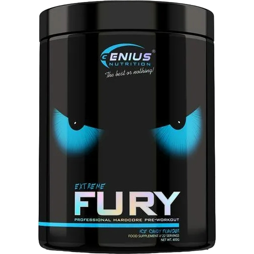 Предтреник Genius Nutrition Fury Extreme 2.0 Ice Candy 400 г - фото 1