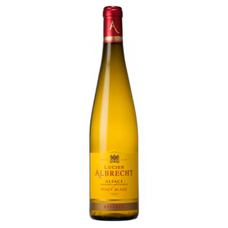 Вино Lucien Albrecht Pinot Blanc Réserve, белое, сухое, 13%, 0,75 л - фото 1