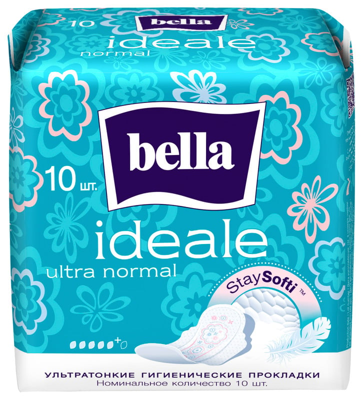 Гігієнічні прокладки Bella Ideale Ultra Normal staysofti, 10 шт (BE-013-RW10-265) - фото 1