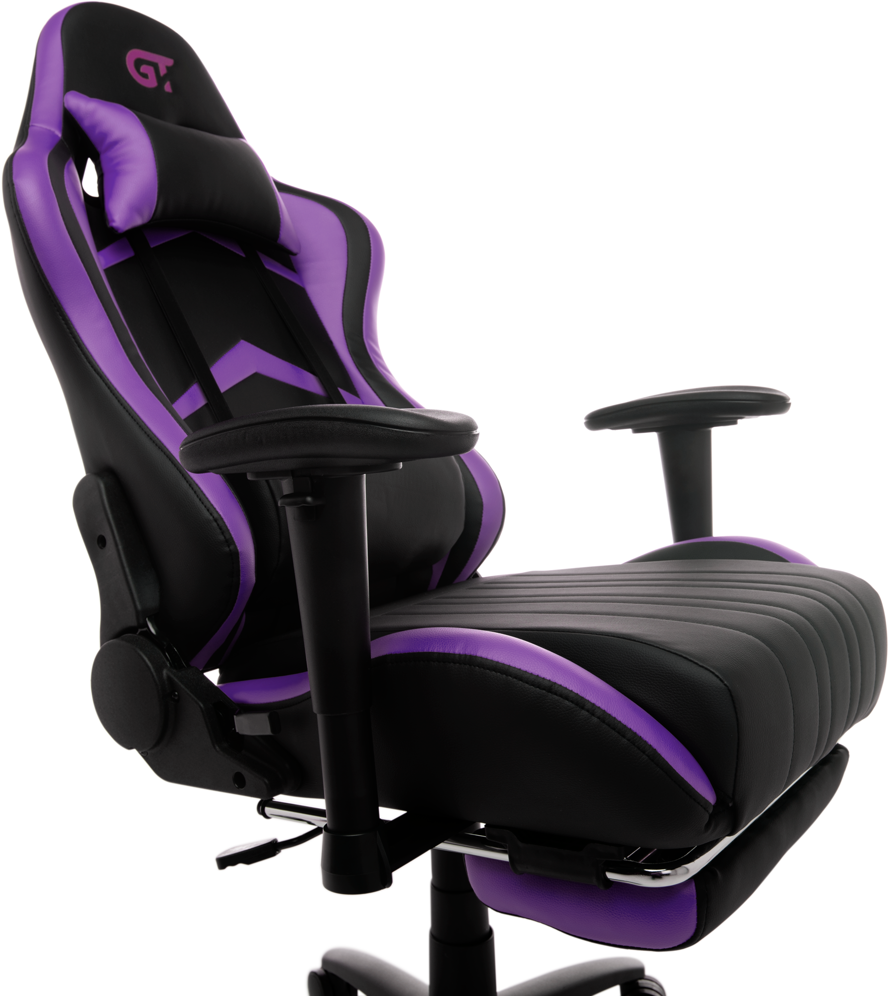 Геймерское кресло GT Racer черное с фиолетовым (X-2534-F Black/Violet) - фото 8