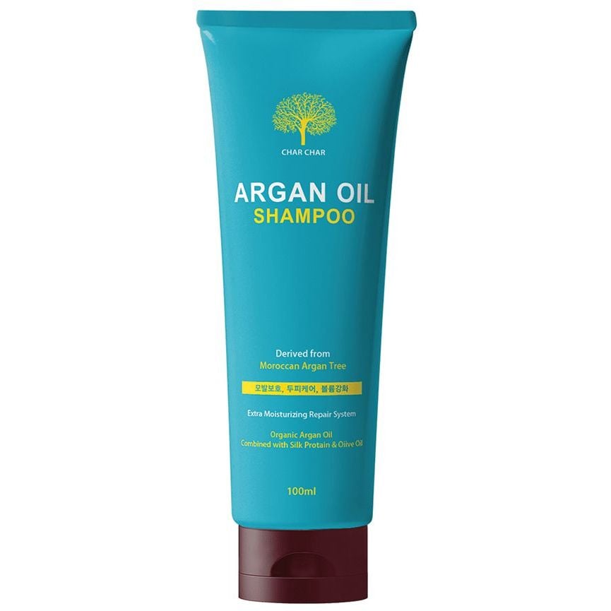Шампунь для волосся Char Char Argan Oil Shampoo з аргановим маслом, 100 мл - фото 1