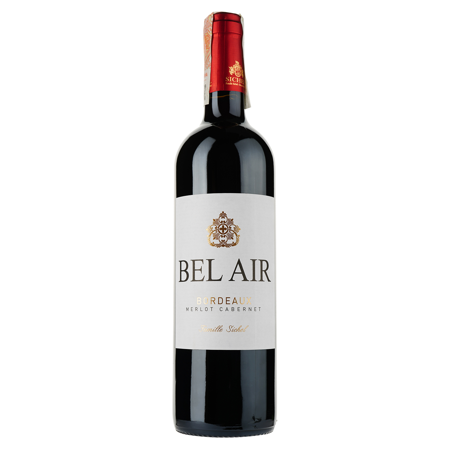Вино Les Hauts de Bel Air Rouge 2018 AOC Bordeaux Rge, красное, сухое, 0,75 л - фото 1