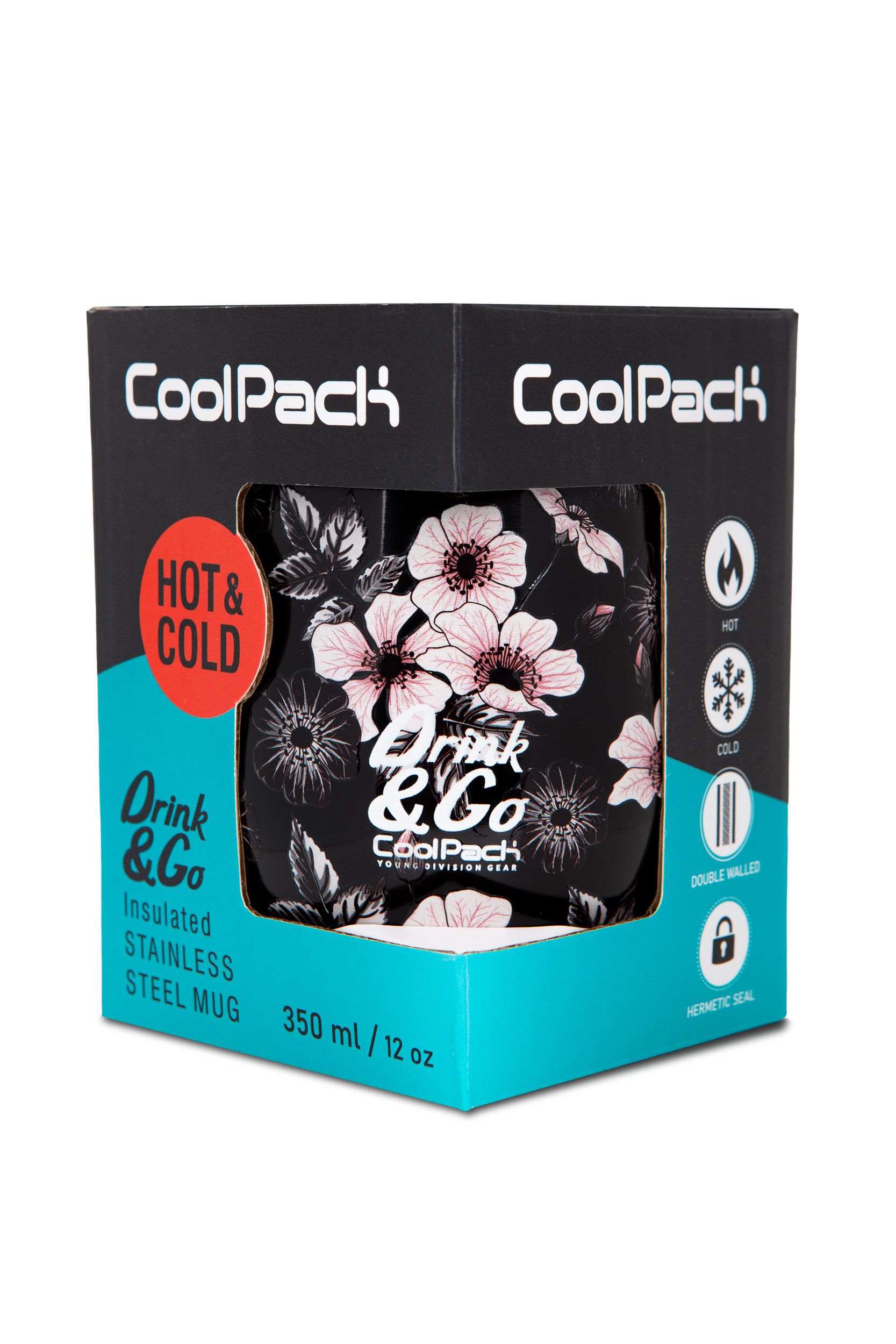 Термокружка CoolPack Drink & Go Helen металлическая 350 мл (Z22744) - фото 2