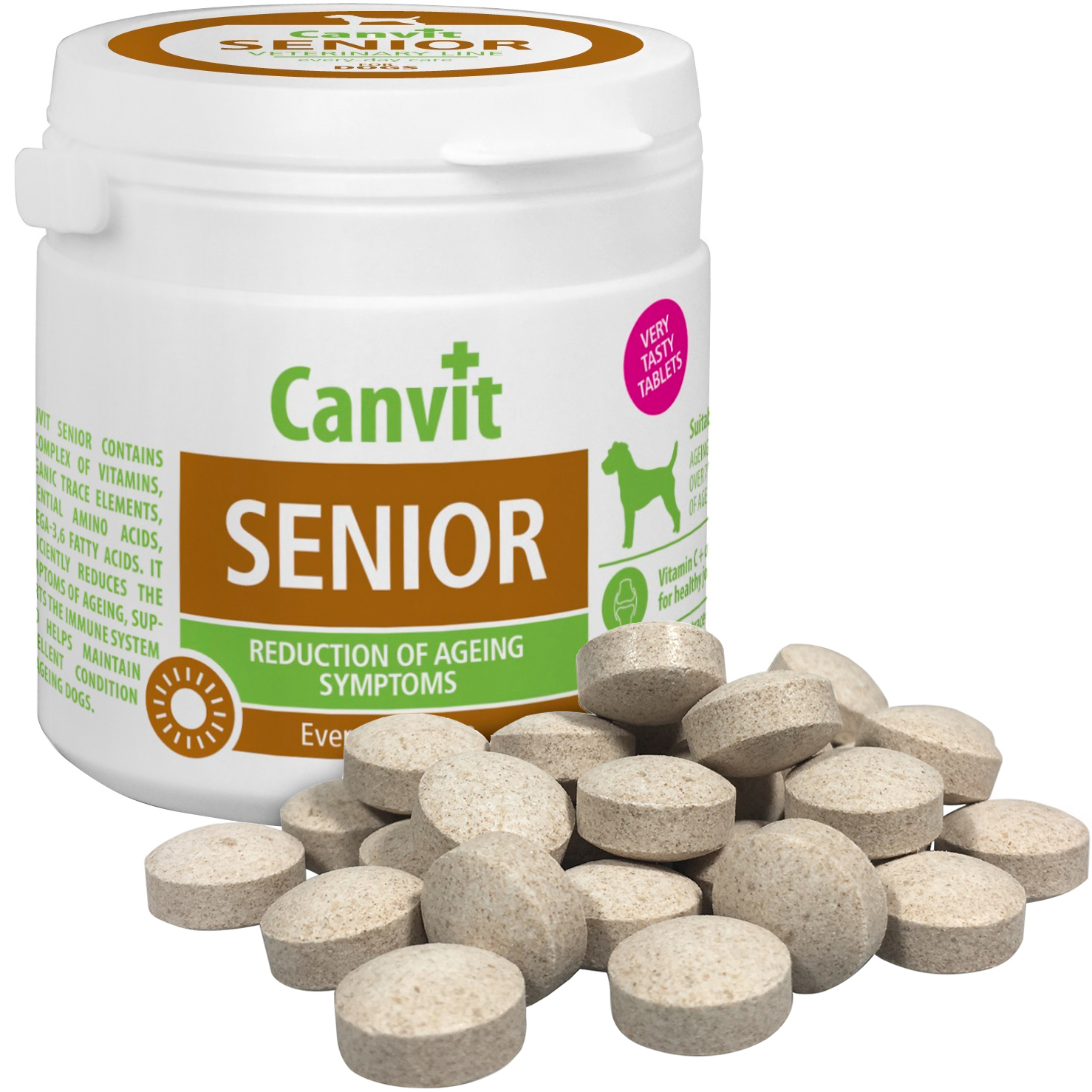 Витаминно-минеральный комплекс для собак старше 7 лет Canvit Senior 100 г - фото 2