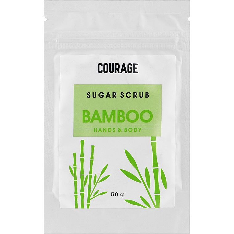 Цукровий скраб для рук і тіла Courage Sugar Scrub Mini Bamboo 50 г - фото 1