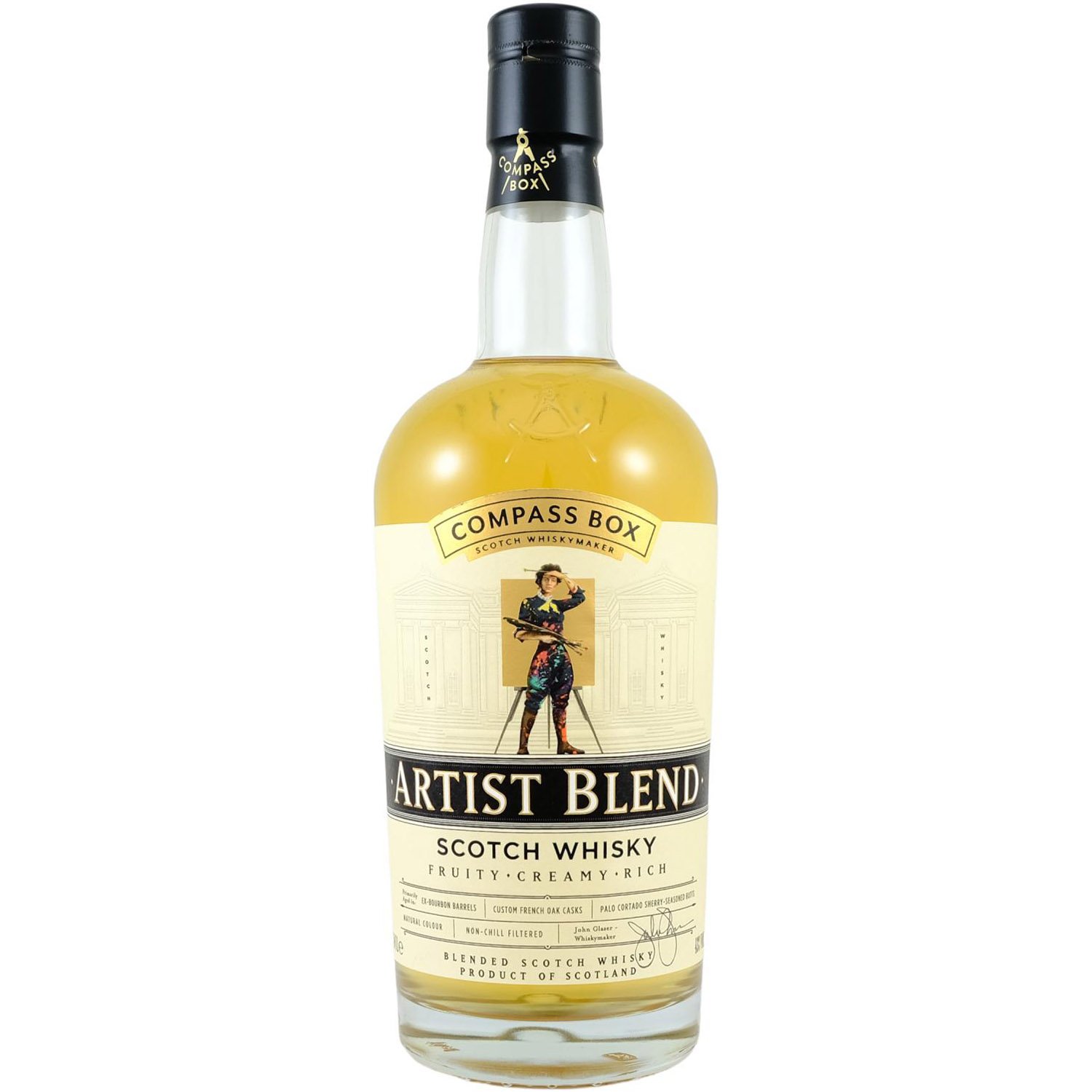 Виски Compass Box Artist Blend Blended Scotch Whisky 43% 0.7 л - фото 1