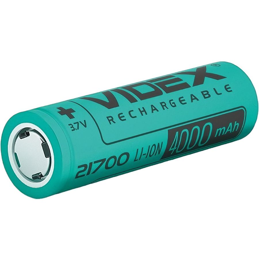 Акумулятор Videx Li-ion 21700 без захисту 4000 mAh bulk 1 шт. (21700/4000/1B) - фото 1