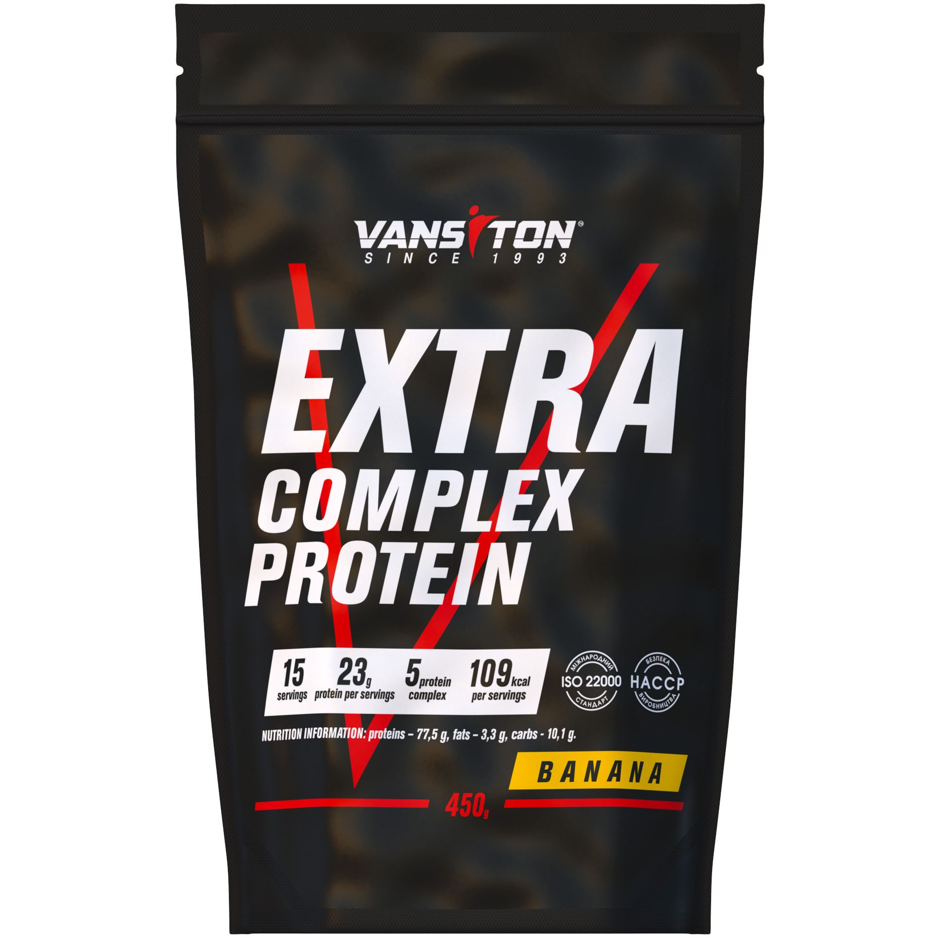 Протеин Vansiton Extra Banana 450 г - фото 1