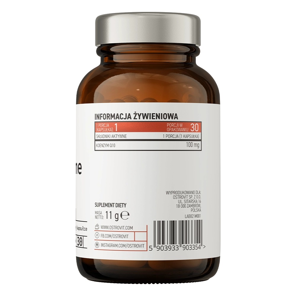 Витамин OstroVit Pharma Koenzym Q10 30 капсул - фото 3