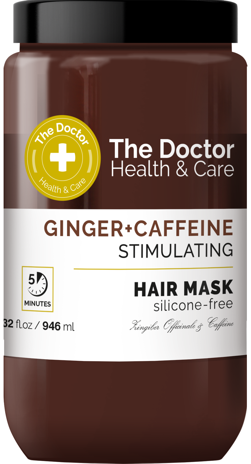 Маска для волосся The Doctor Health&Care Ginger + Caffeine Stimulating Hair Mask, 946 мл - фото 1