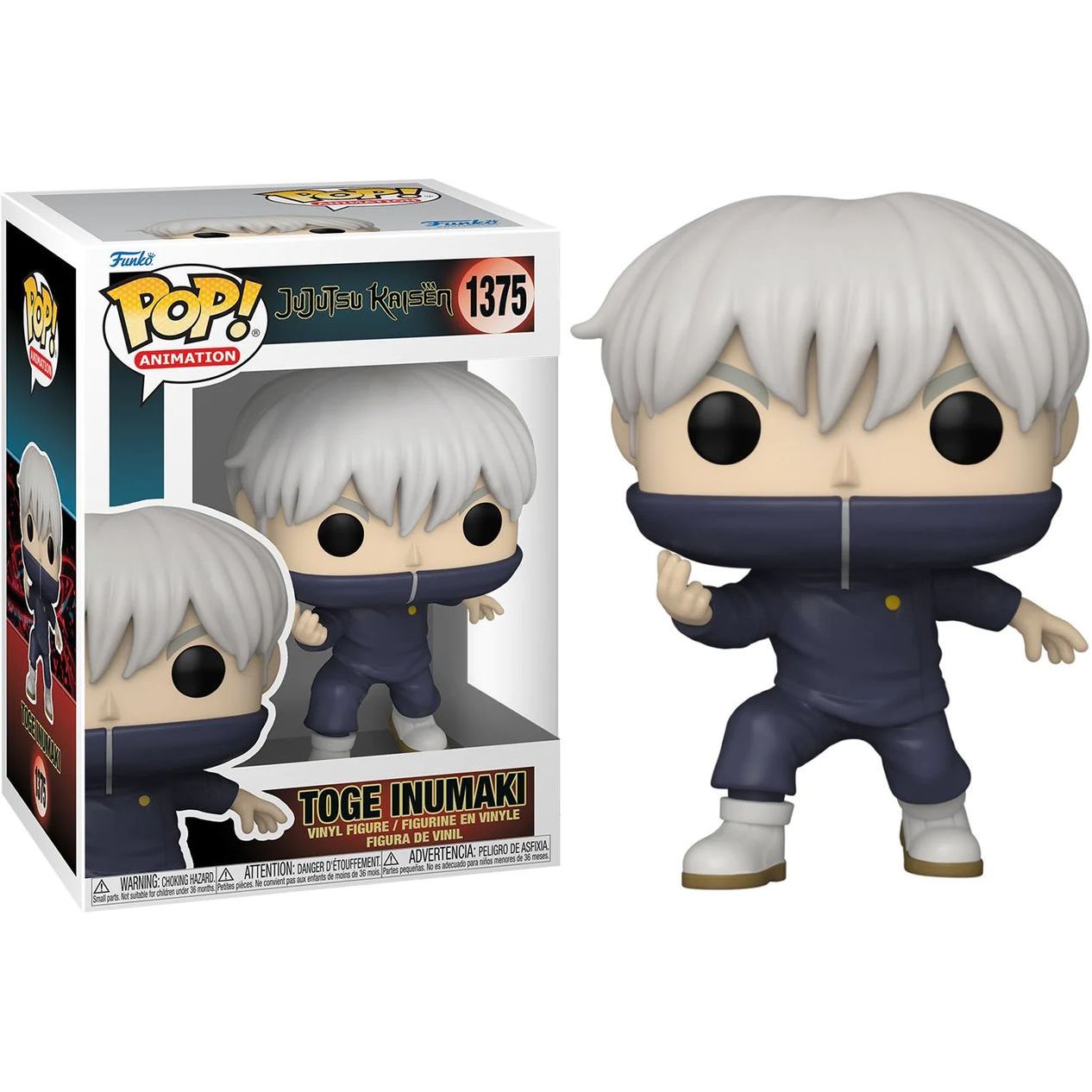 Фигурка Funko Pop Фанко Поп Jujutsu Kaisen Toge Inumaki Магическая битва Тоге Инумаки 10 см JK TI 1375 - фото 1