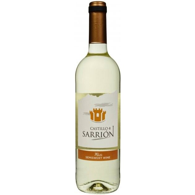 Вино Castillo de Sarrion, белое, полусладкое, 0,75 л - фото 1