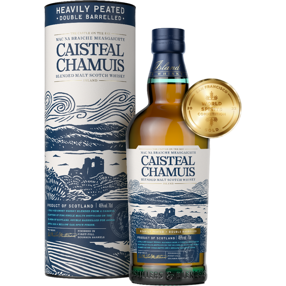 Віскі Caisteal Chamuis Blended Malt Scotch Whisky, 46%, 0,7 л - фото 4