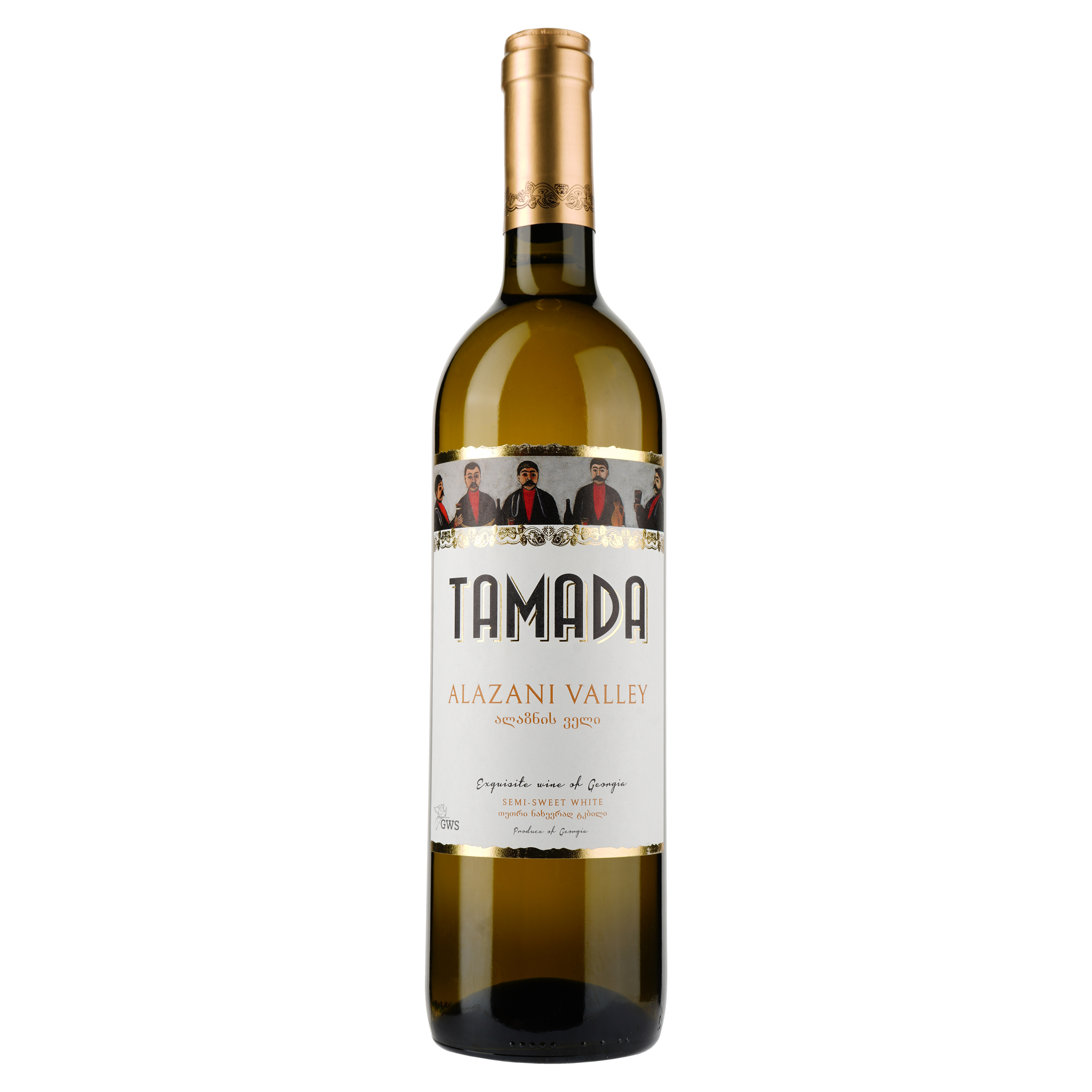 Вино Tamada Alazani Valley, белое, полусладкое, 12%, 0,75 л (840502) - фото 1