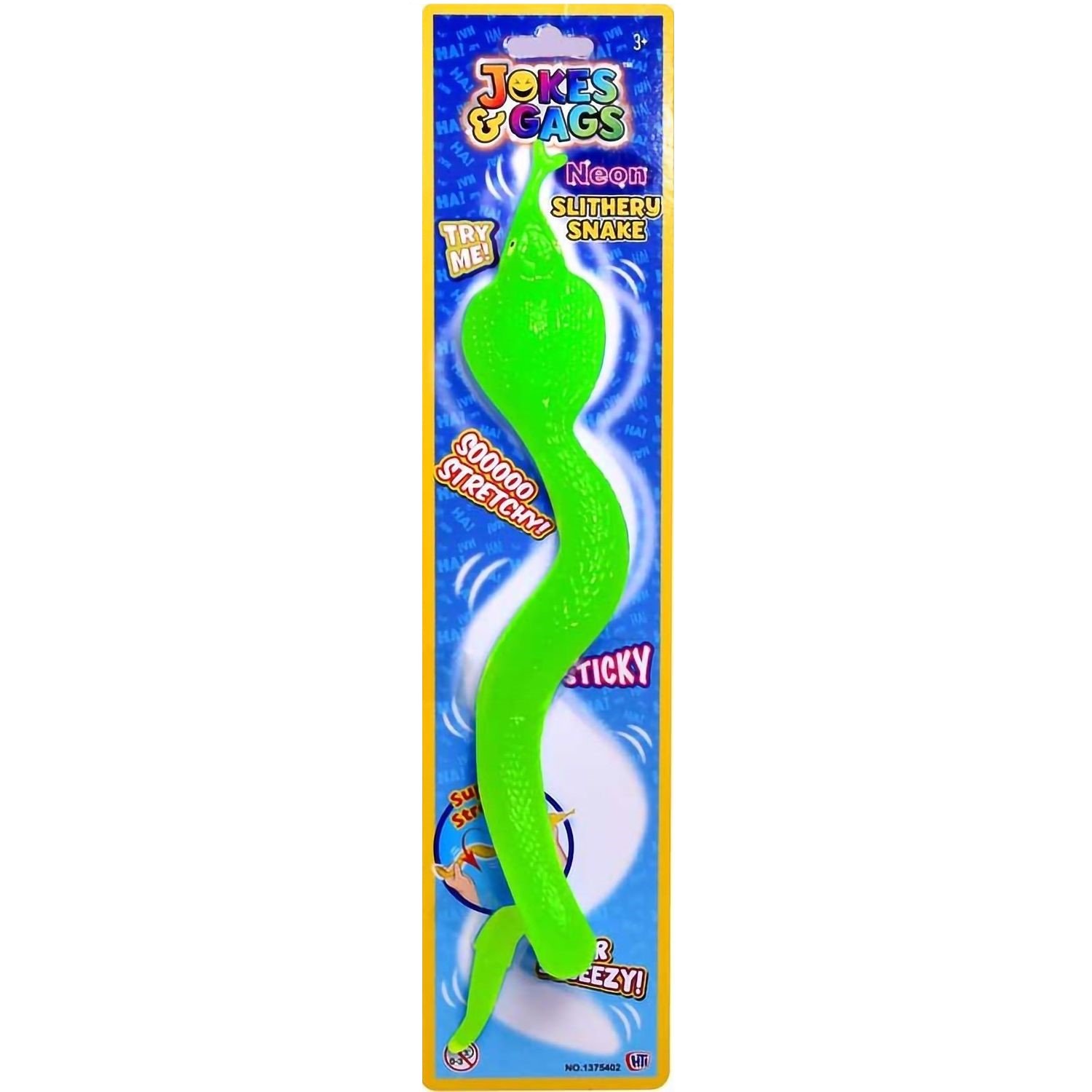 Іграшка-антистрес HTI Jakes&Gags Слизькі змійки, в асортименті (1375402.00) - фото 1