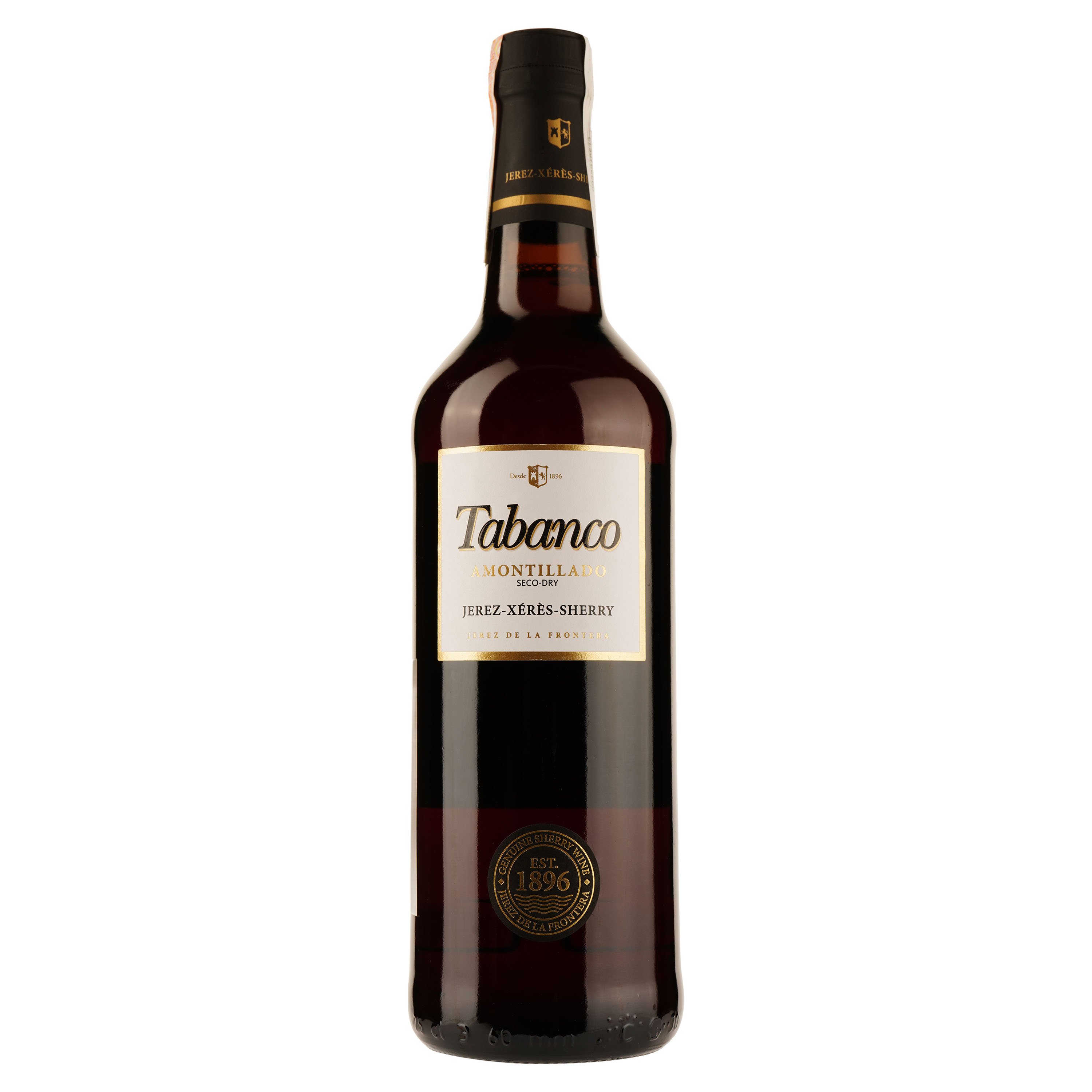 Вино La Ina херес Amontillado Sherry Tabanco, белое, сухое, 18,5%, 0,75 л - фото 1