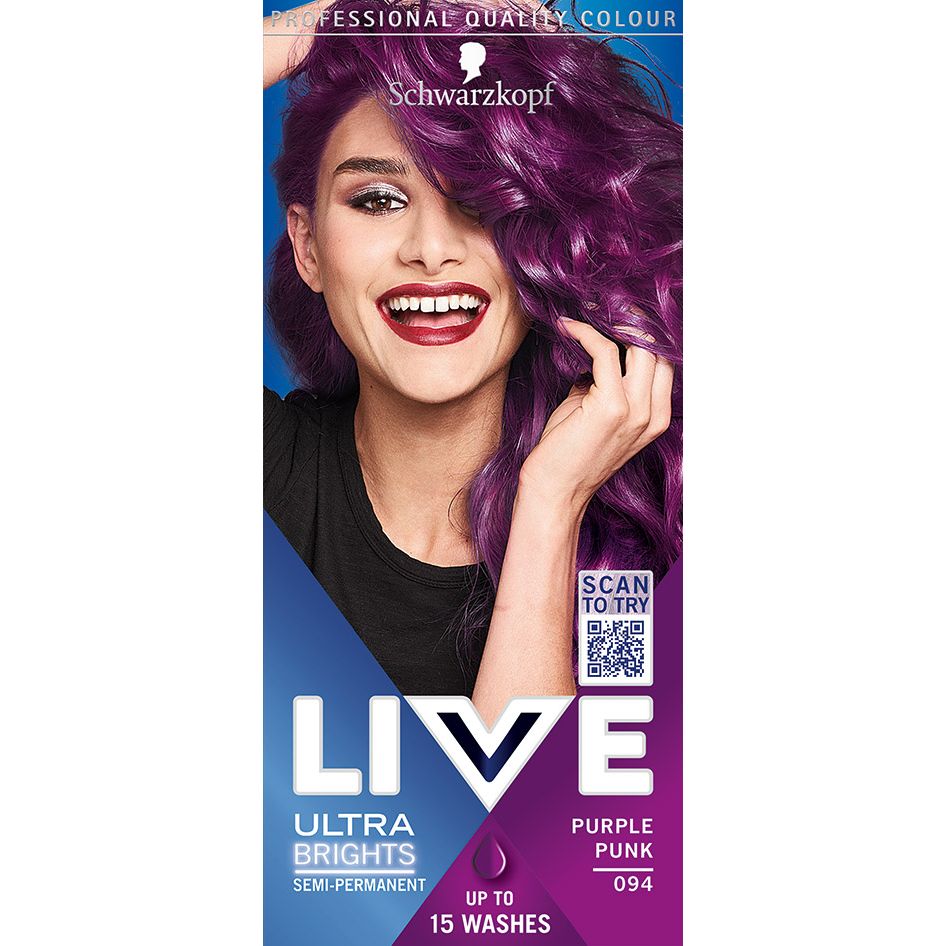 Фарба для волосся Schwarzkopf Live Ultra Brights 094 Purple Punk - фото 2