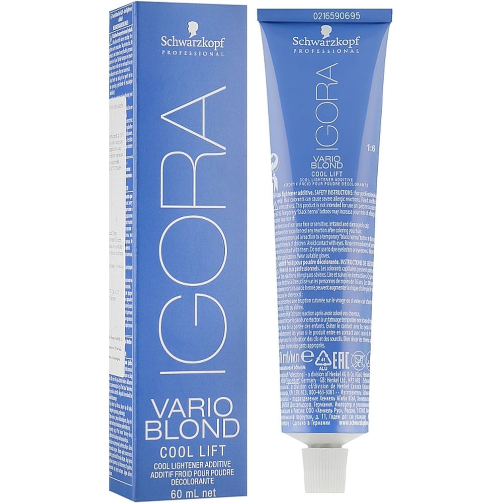 Освітлюючий крем для волосся Schwarzkopf Professional Igora Royal Vario Blond Cool Lift з холодним відтінком 60 мл - фото 1