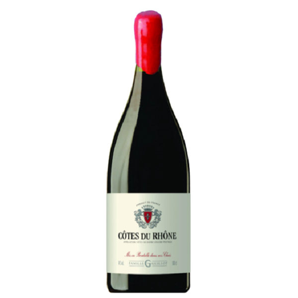 Вино Famille Guillot Cotes du Rhone AOP, червоне, сухе, 14%, 3 л - фото 1