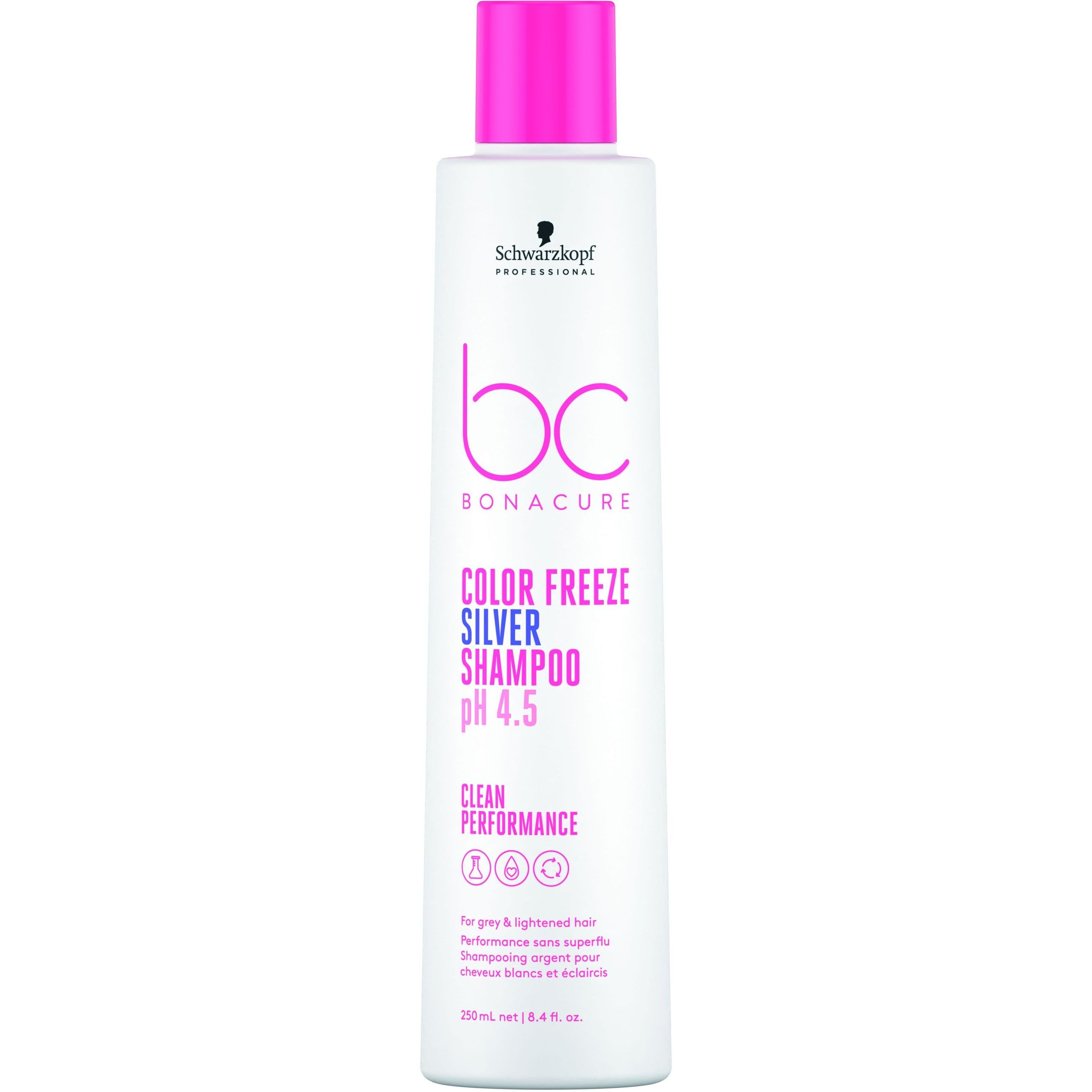 Шампунь для сивого та освітленого волосся Schwarzkopf Professional BC Bonacur Color Freeze Silver Shampoo pH 4.5, 250 мл - фото 1