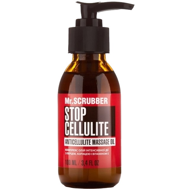 Антицелюлітна масажна олія Mr.Scrubber Stop Cellulite 100 мл - фото 1
