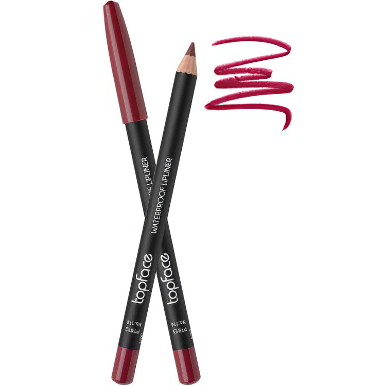 Карандаш для губ TopFace Waterproof Lipliner водостойкий PT613 тон 114 1.14 г - фото 1